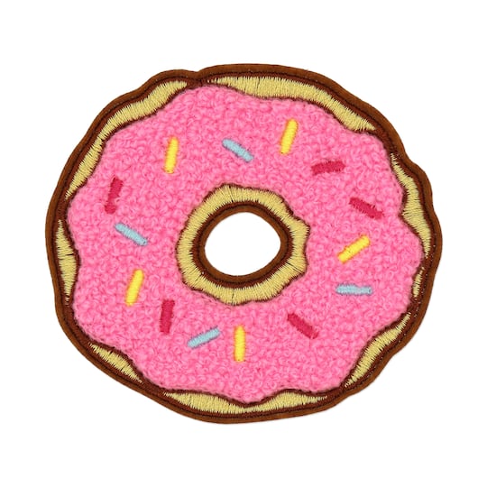 Donut Embroidered Iron-On & Adhesive Patch by Make Market®